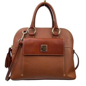Dooney & Bourke Tan Leather Satchel